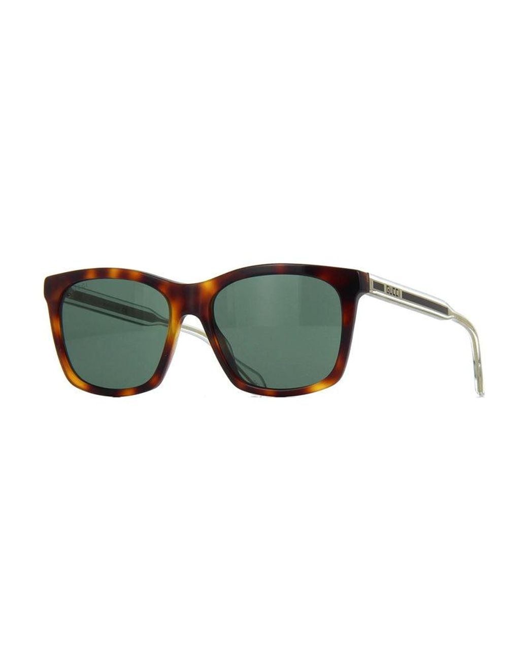 Gucci Green Sunglasses Rectangle Full Rim, Frame And Lens Gg0558S003 for men
