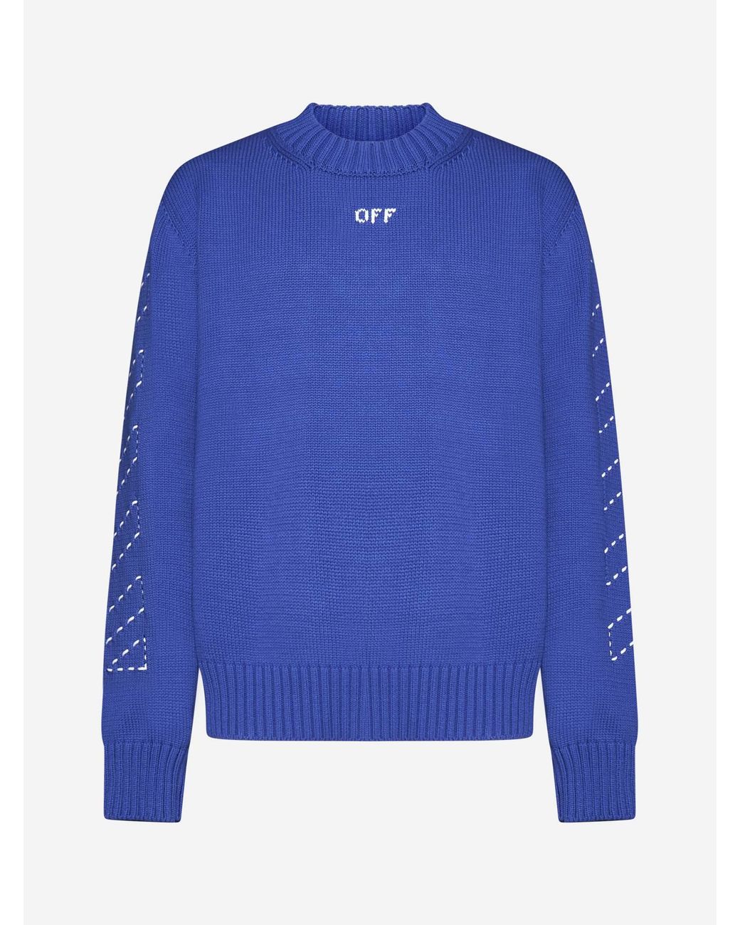 Louis Vuitton VIrgil Abloh Black x Blue Long Sleeve Sweater Shirt
