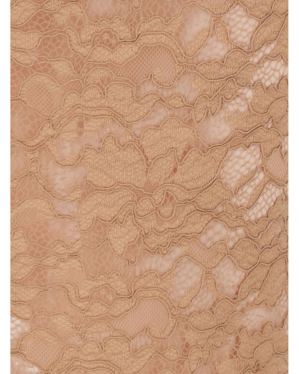 Le Plain Natural Pencil Skirt Lace