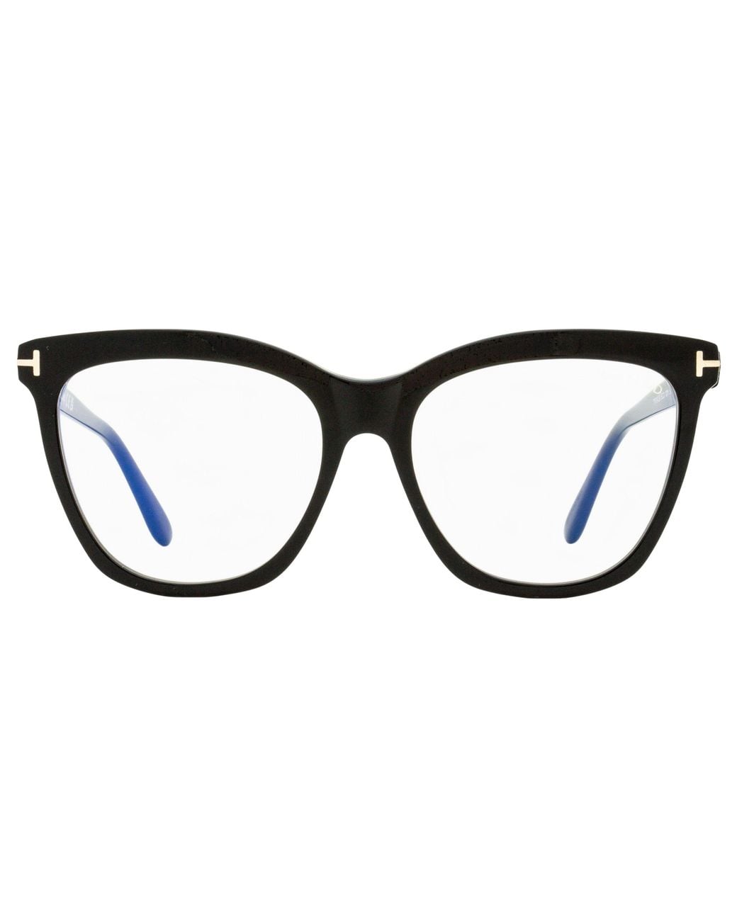 Tom Ford Black Block Butterfly Eyeglasses Tf6042-B 001 54Mm Ft6042 Plastic (Acetate)