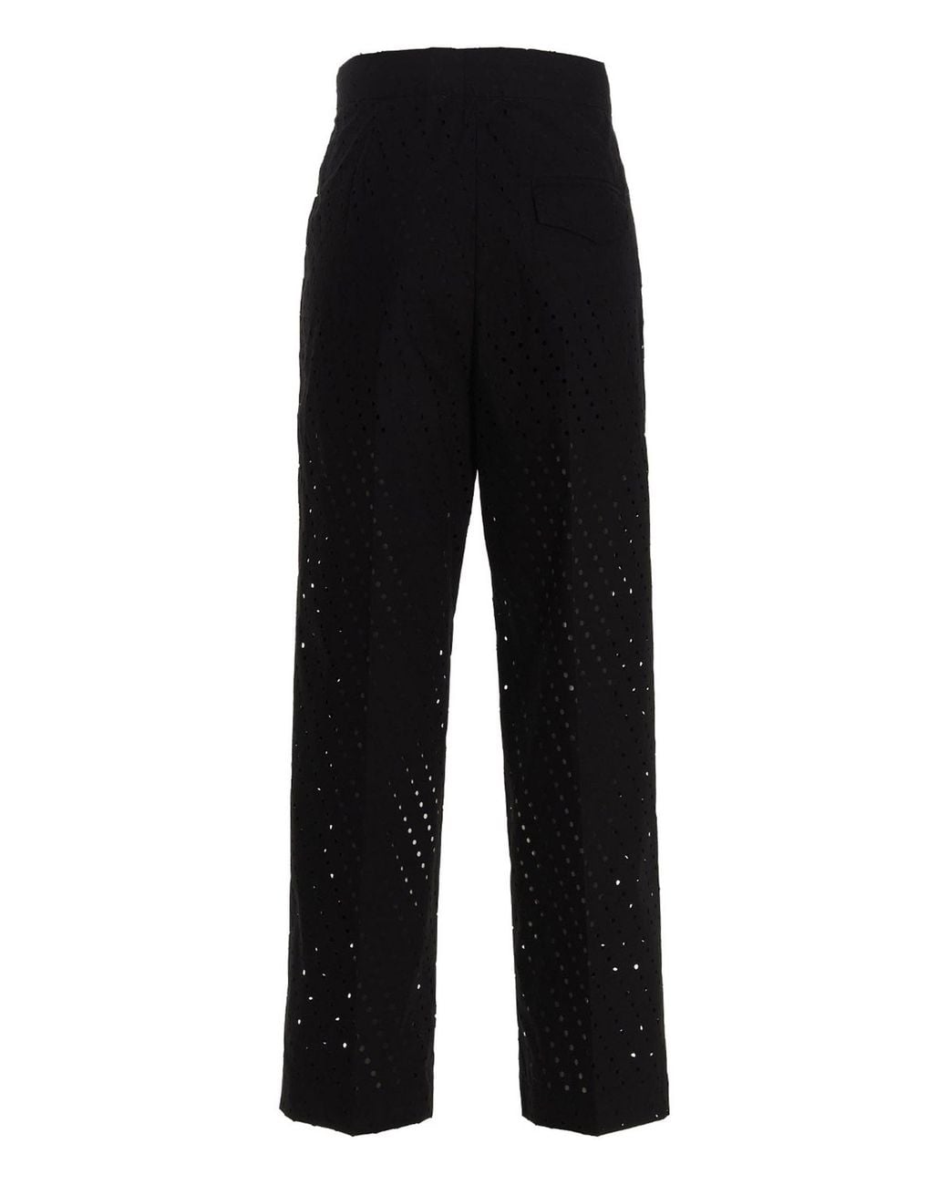 Nude Black Pleated T-Shirt Cotton Pant