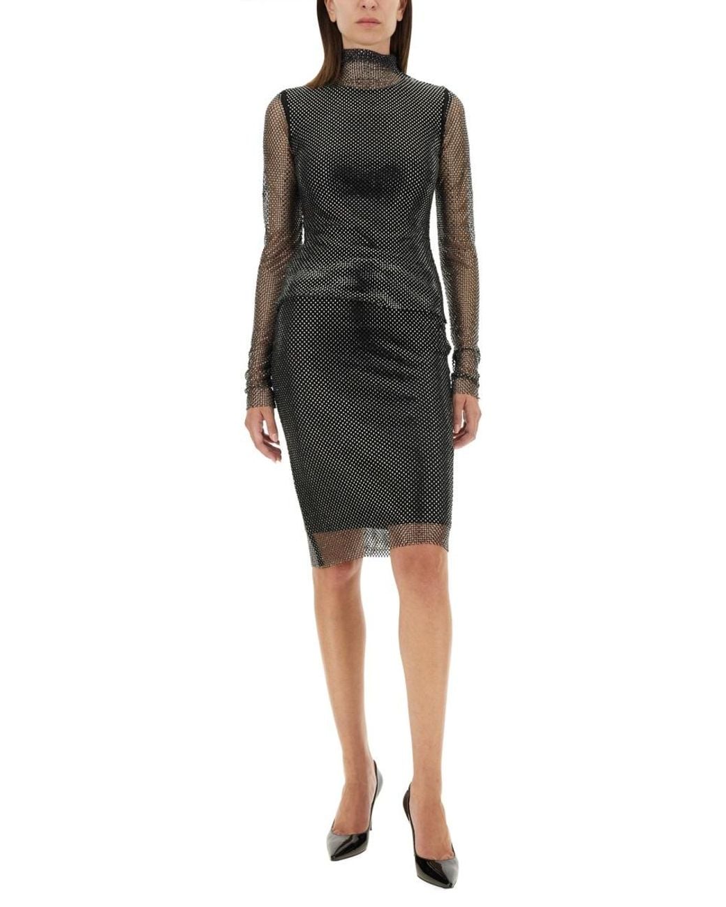 Sportmax Black Top Valdai Fabric Viscose Tops