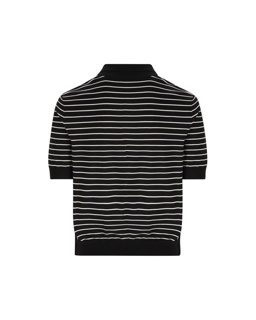 Tシャツ・カットソー CELINE | triomphe loose polo in striped cotton CELINE | triomphe loose polo in striped cotton (CELINE/T