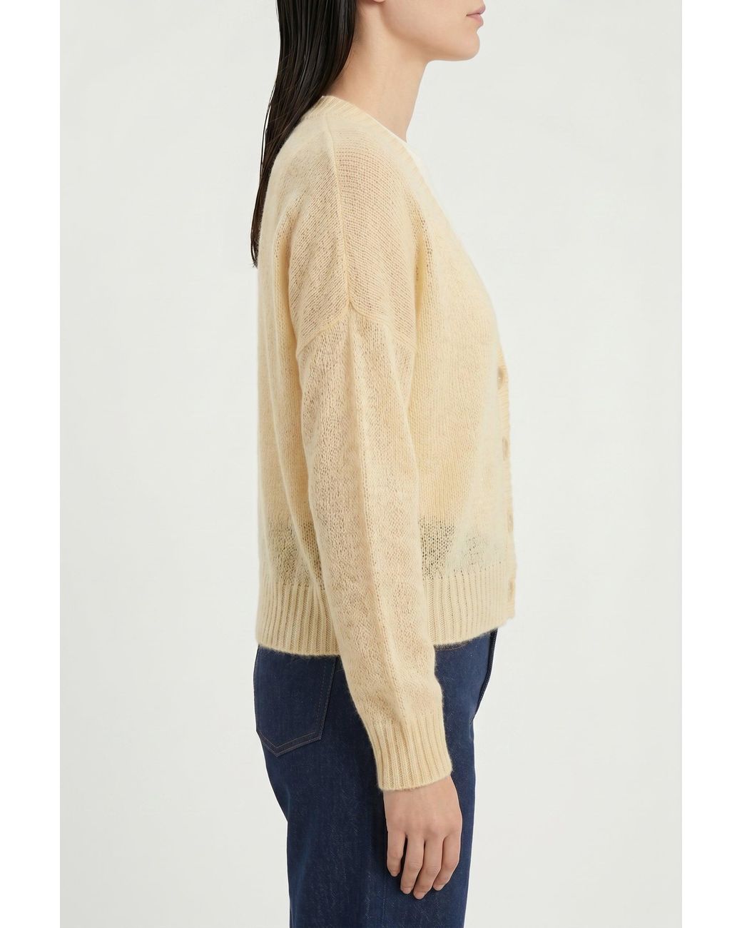 Brunello Cucinelli Blue Light Wool Blend Sweater