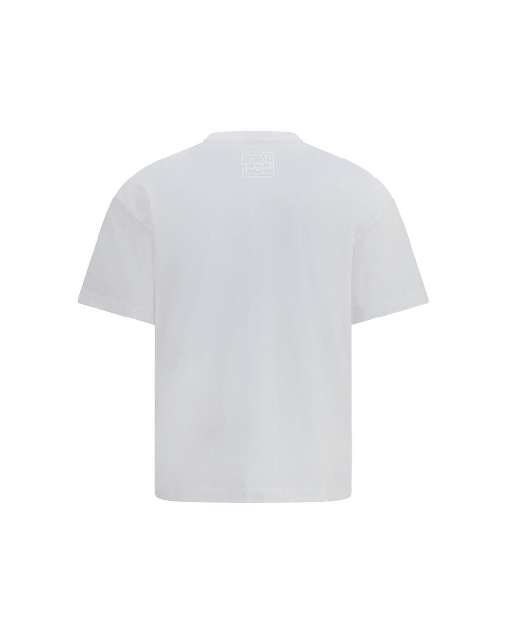 Totême White T-Shirt Monochrome Cotton T-Shirts & Jerseys