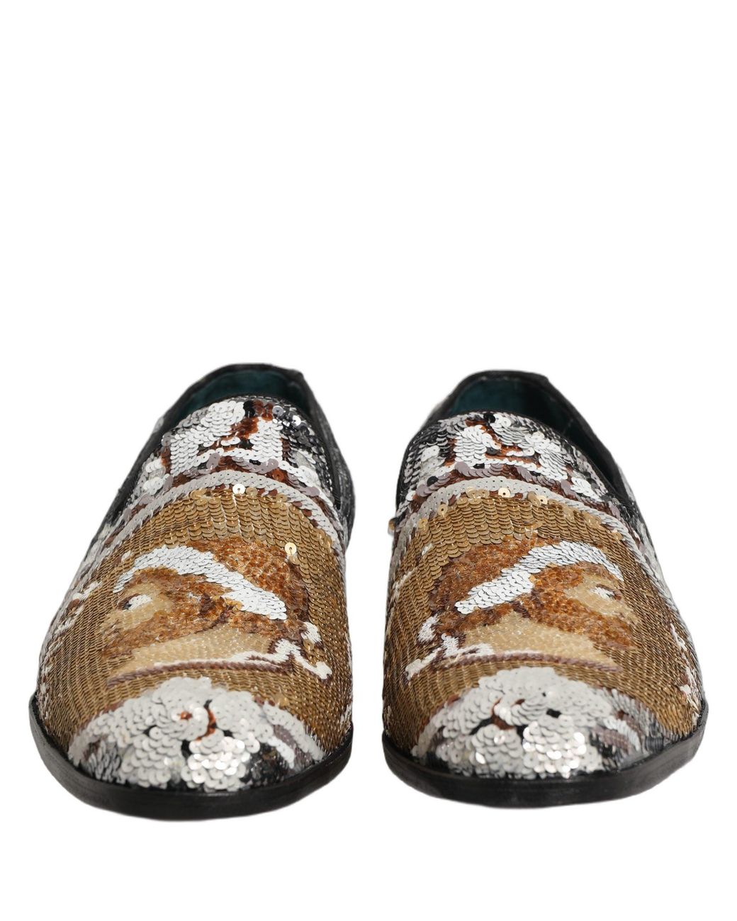 Dolce & Gabbana Black Dolce & Gabbana Sequined Slip-On Loafer for men