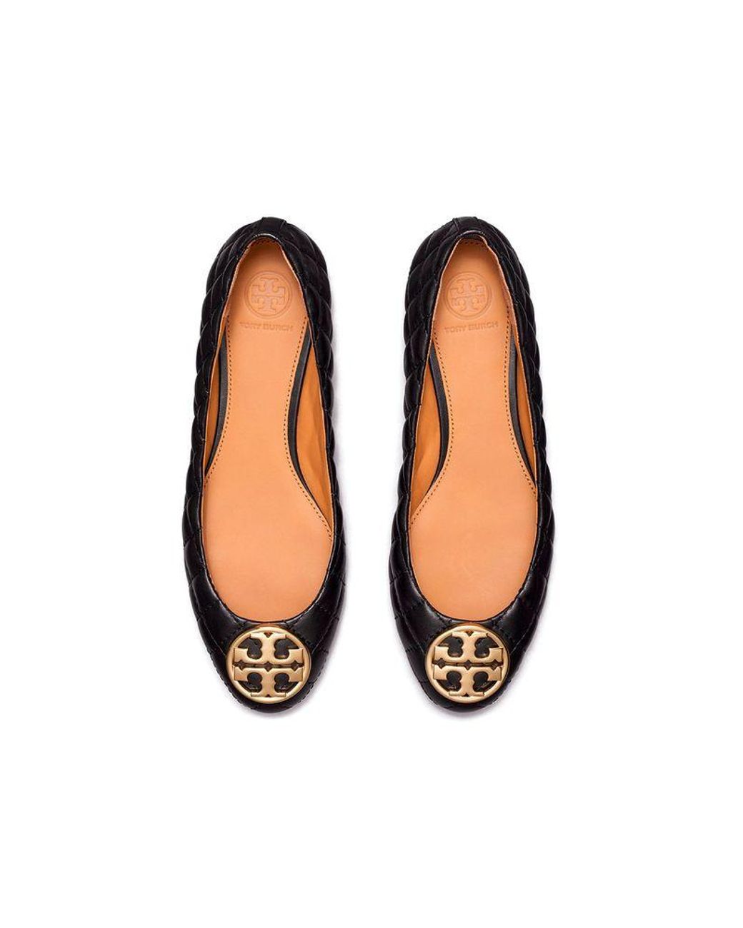 Tory Burch Black Ballets- Leather Footwear Flats