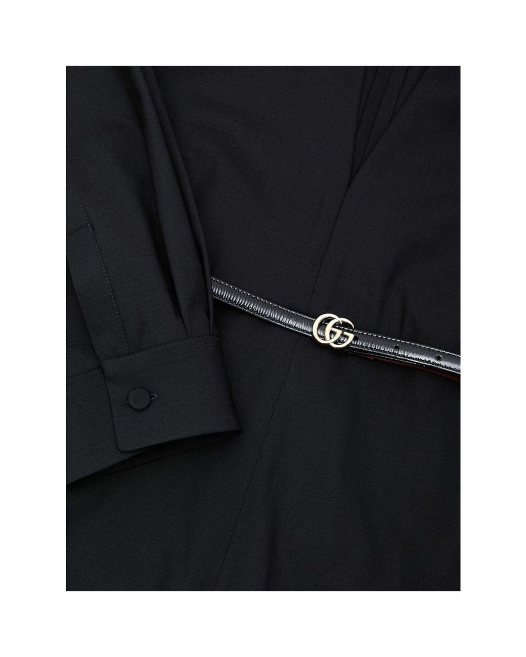 Gucci Black Wool Jumpsuit
