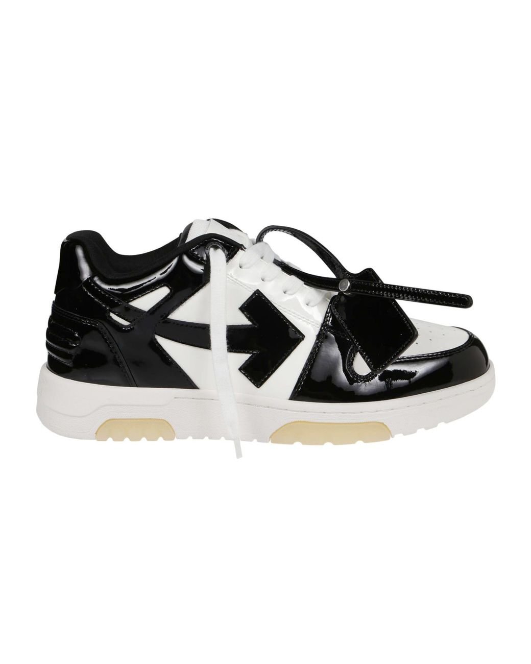 Off-White c/o Virgil Abloh Out Of Office Patent Leather Sneakers in ...