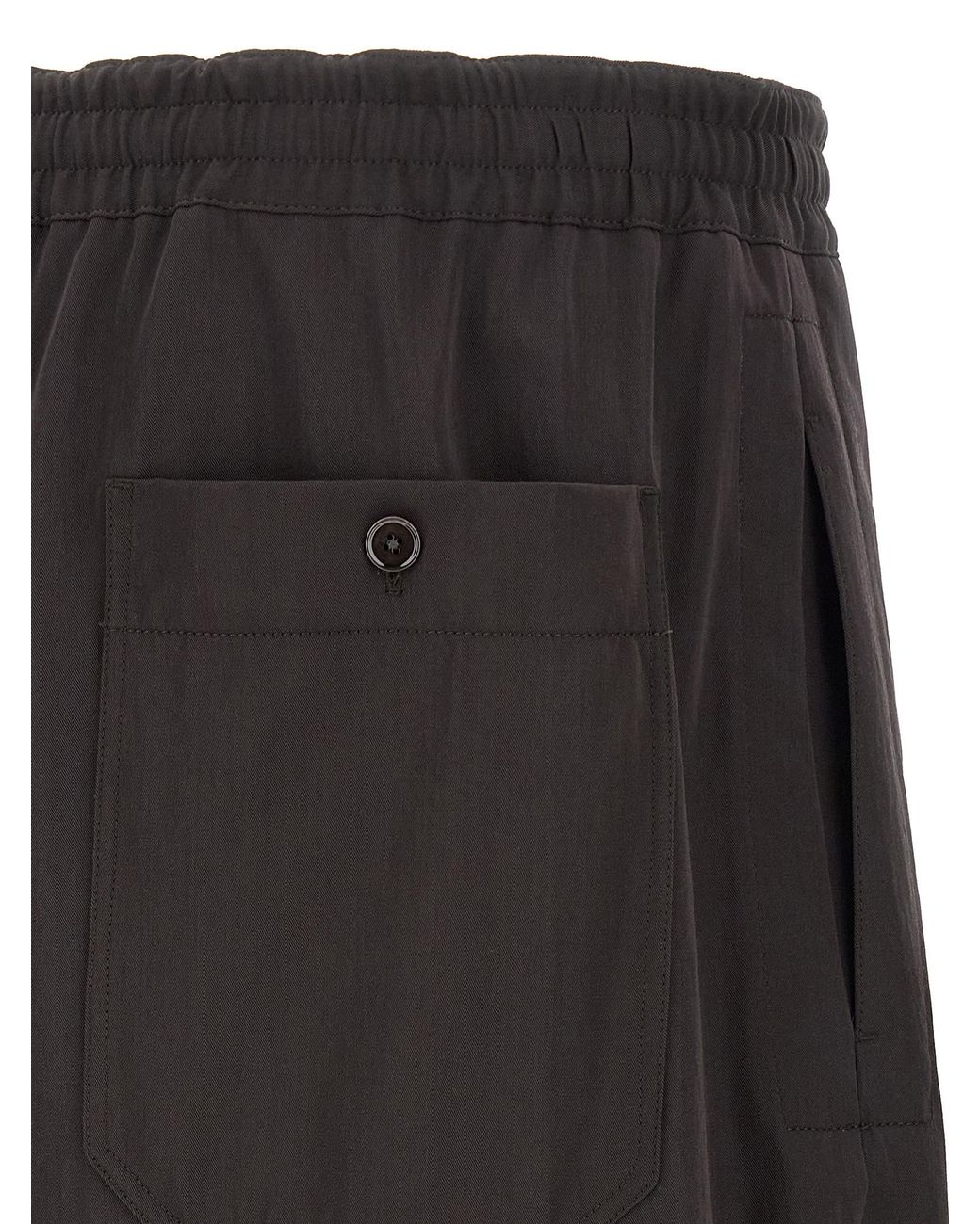 Lemaire Black 'Jogger' Pants for men