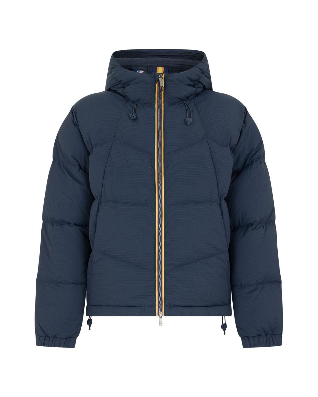 K-Way Blue K-Way Hooded Padded Down Jacket for men