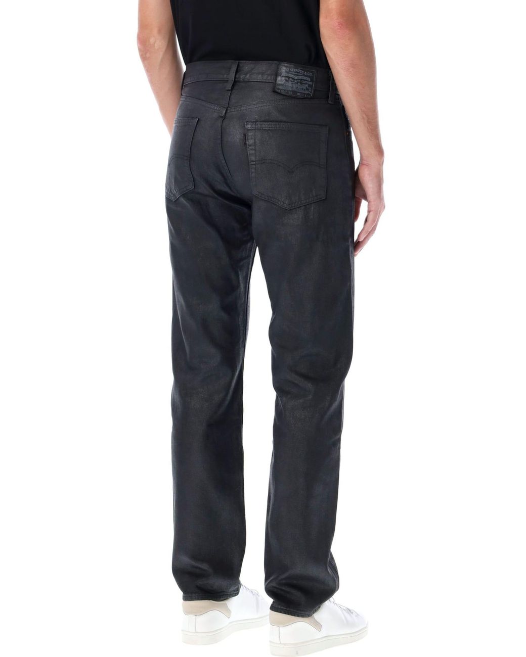 Levi's 501 54 Waxed in Black for Men | Lyst