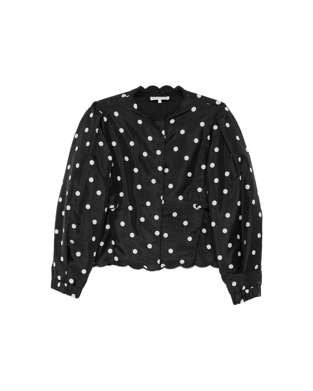 Stine Goya Black Quilted Dots Jacket