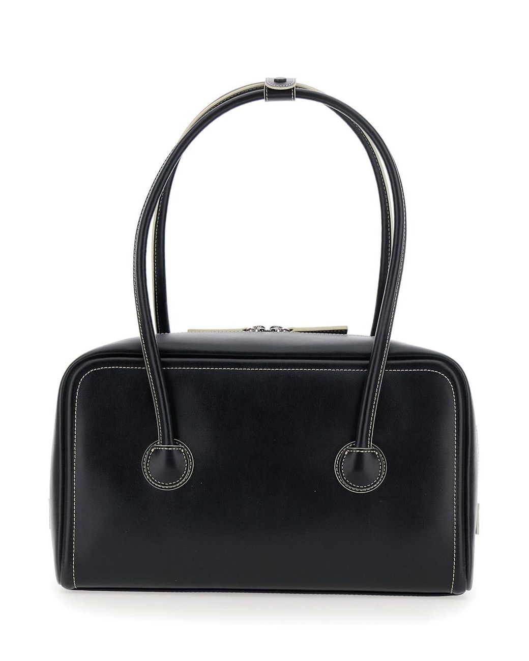 MARGE SHERWOOD Black Shoulder Bag Leather Cow