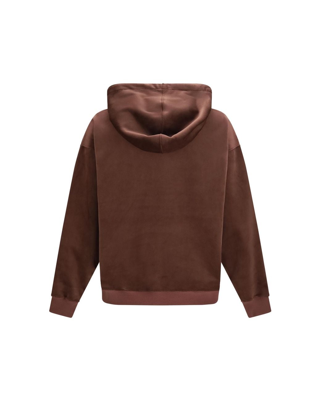 Y-3 Brown Corduroy Hooded Sweatshirt Recycled Polyester; Elastane Sweater for men