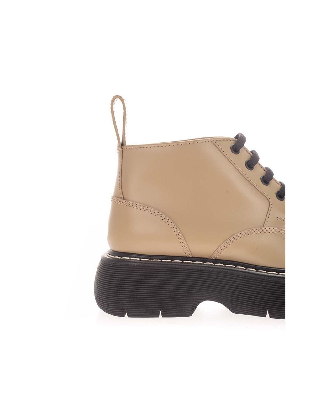 Bottega Veneta Natural The Bounce Lace-Up Boots