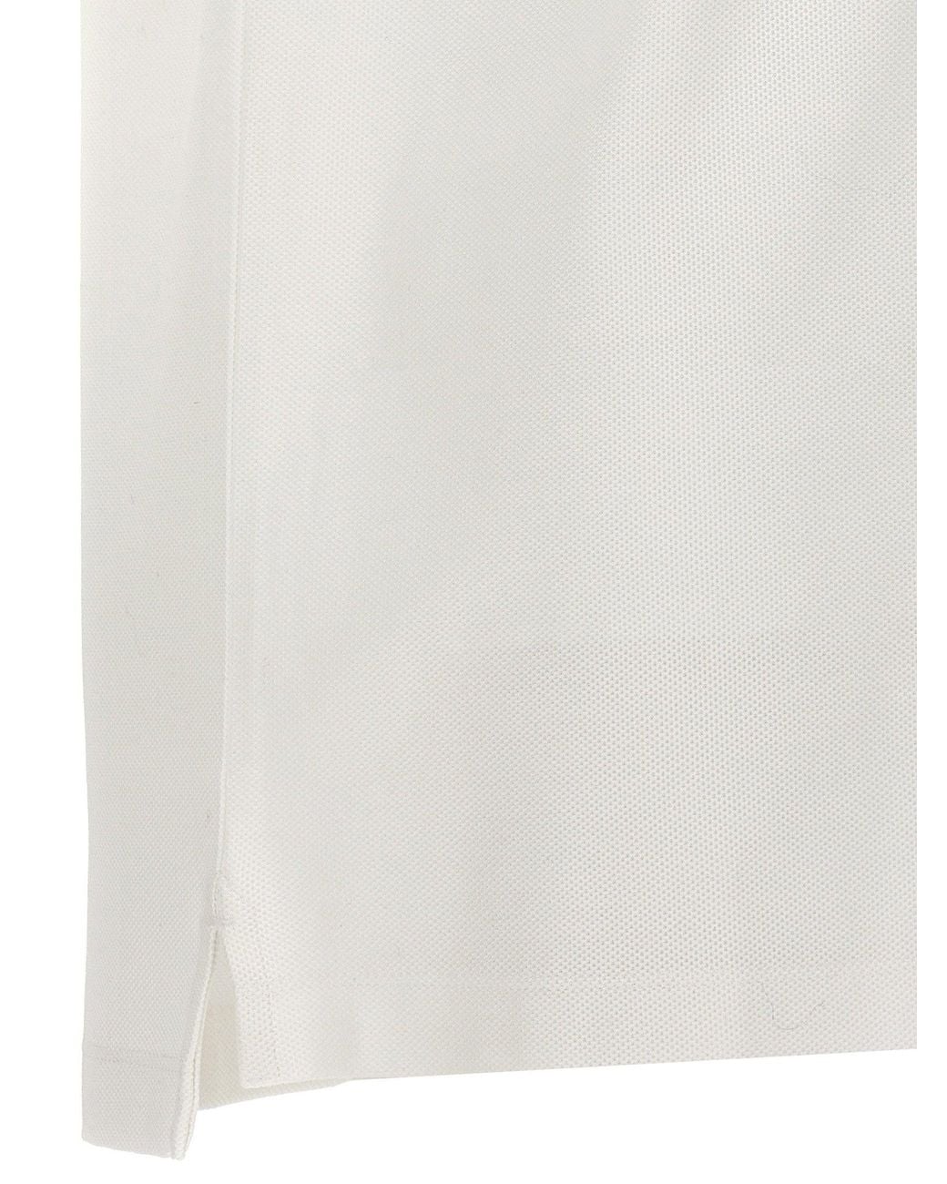 Burberry White Eddie Polo Shirt for men