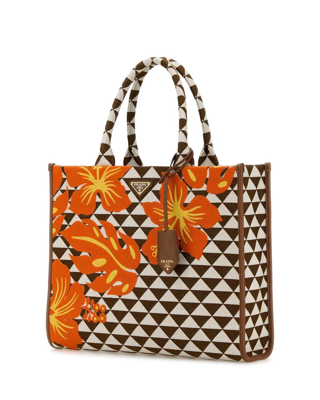 PRADA ビーズ　オレンジ トートバッグ Prada Handbags in Orange | Lyst