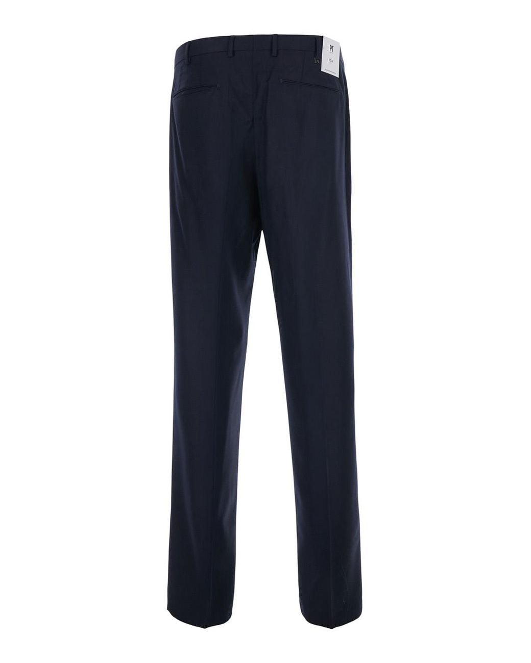 PT Torino Blue Trousers Tech Fabric for men