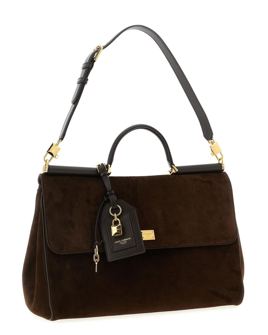 Dolce & Gabbana Brown Pvc Handbag Bag