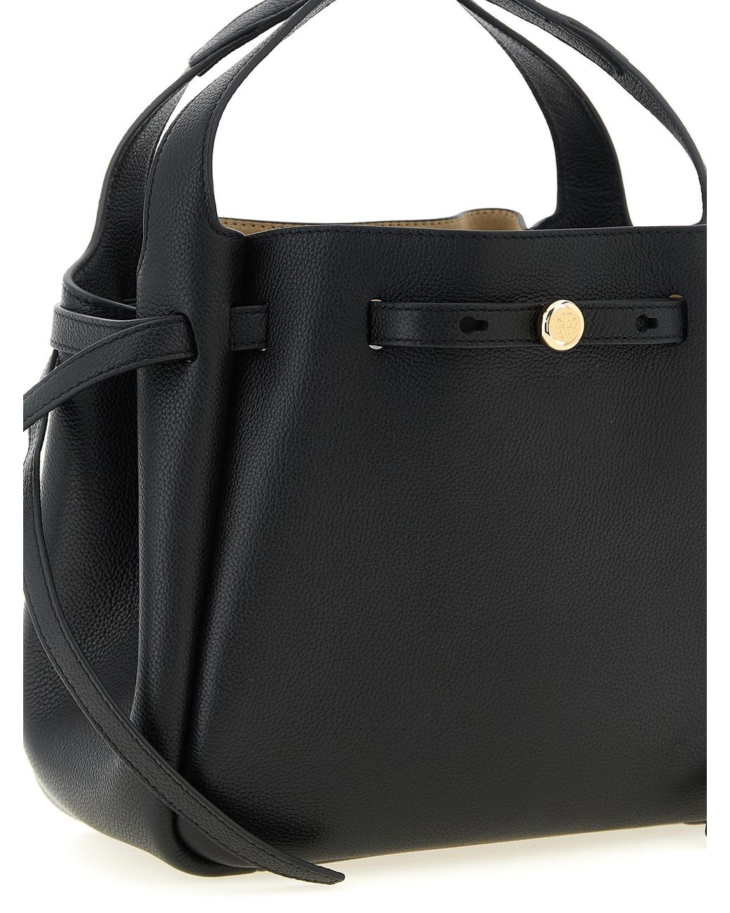Tory Burch Black Cowhide Handbag Bag