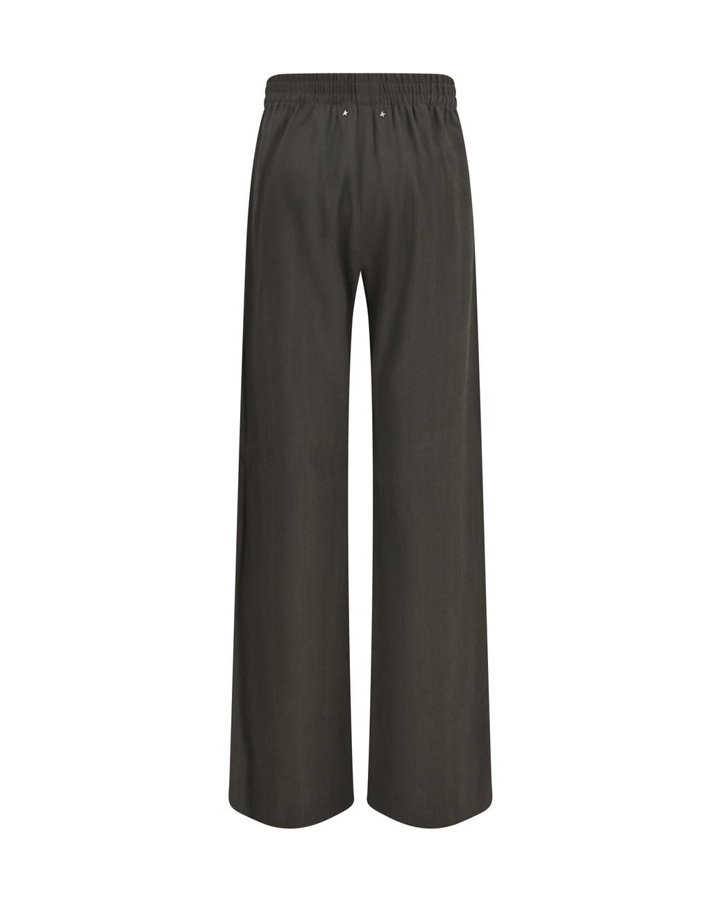 Golden Goose Deluxe Brand Black Pants Journey Wool Blend Viscose Trousers