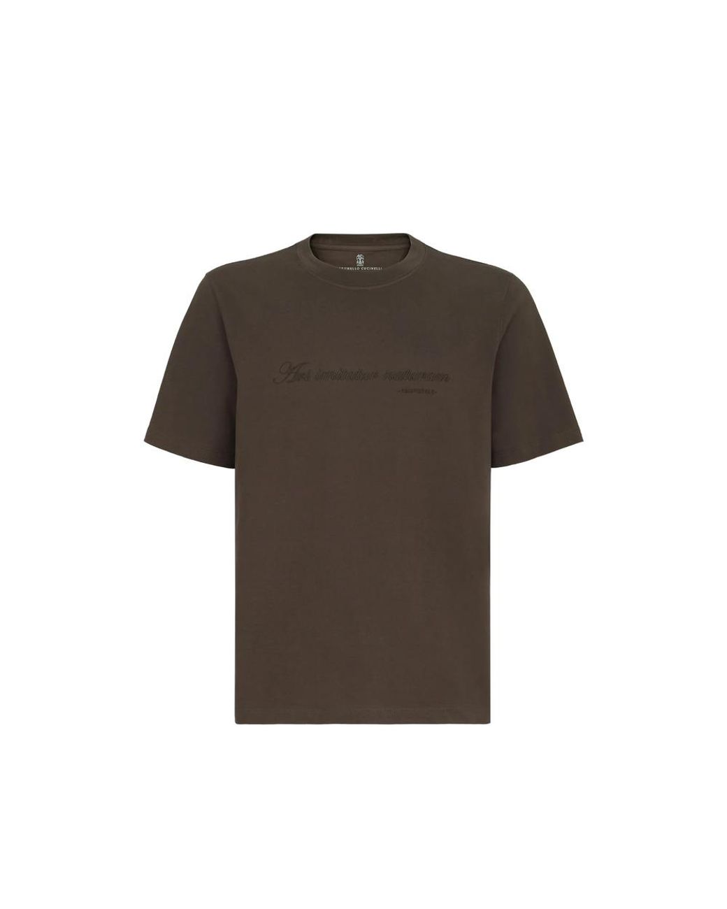 Brunello Cucinelli Brown T-Shirts & Vests for men