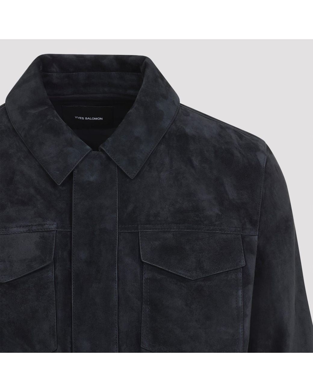 Yves Salomon Blue Jacket for men