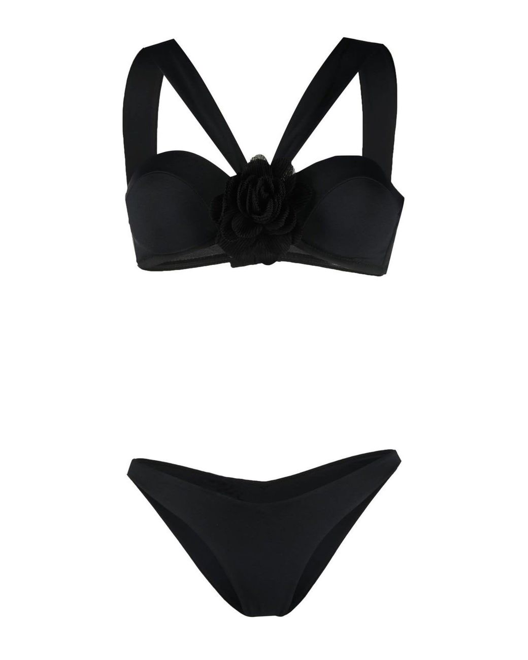LaRevêche Sahar Bikini Swimsuit in Black | Lyst