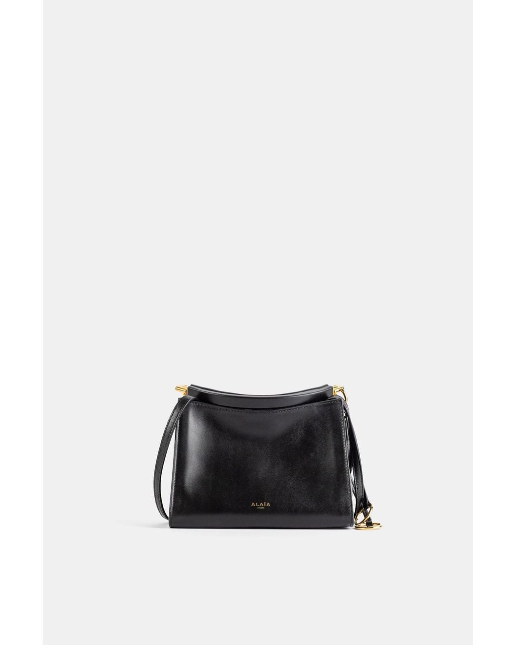 Maison AlaïA Black Small Le Click Bag Smooth Calfskin Leather Shoulder