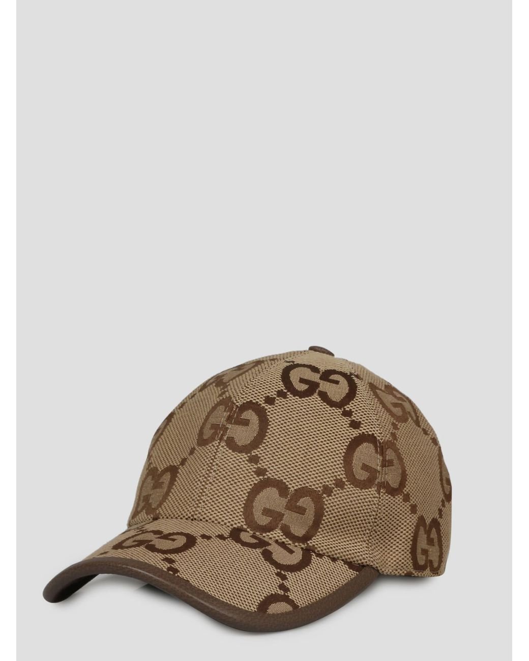 Gucci Jumbo Gg Baseball Cap in Brown for Men | Lyst