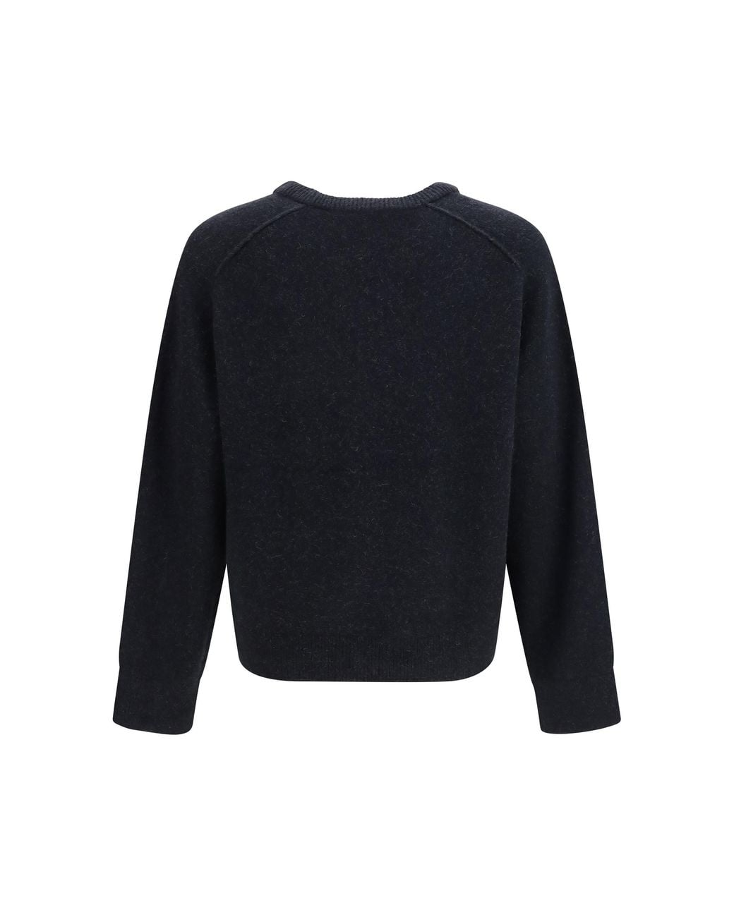 Acne Blue V-Neck Sweater Camel Hair for men