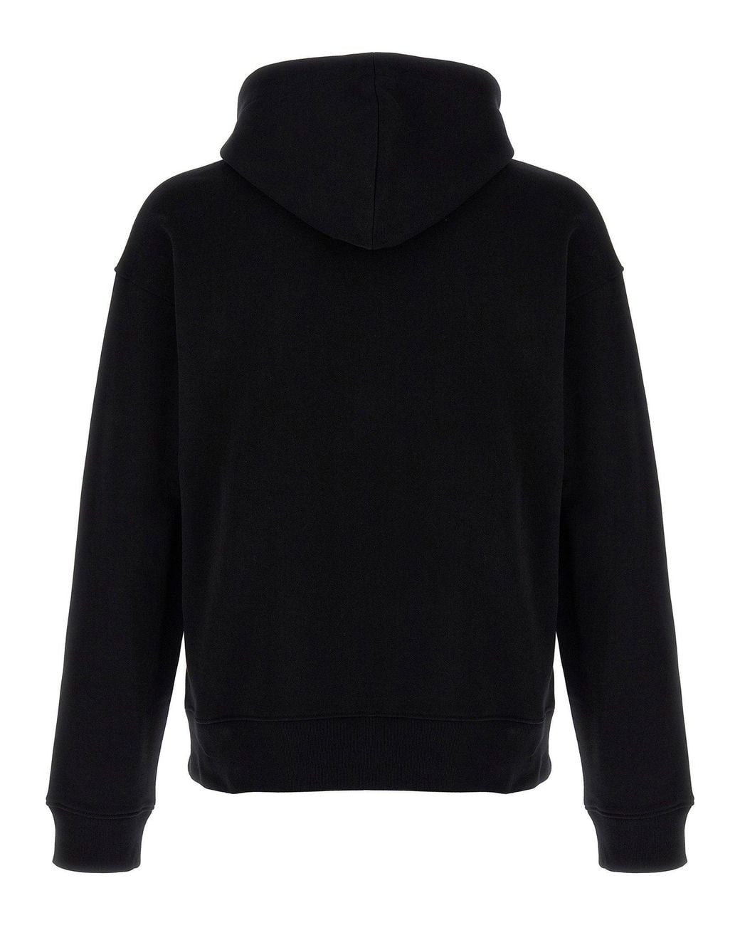 Moschino Black Logo-Print Hoodie