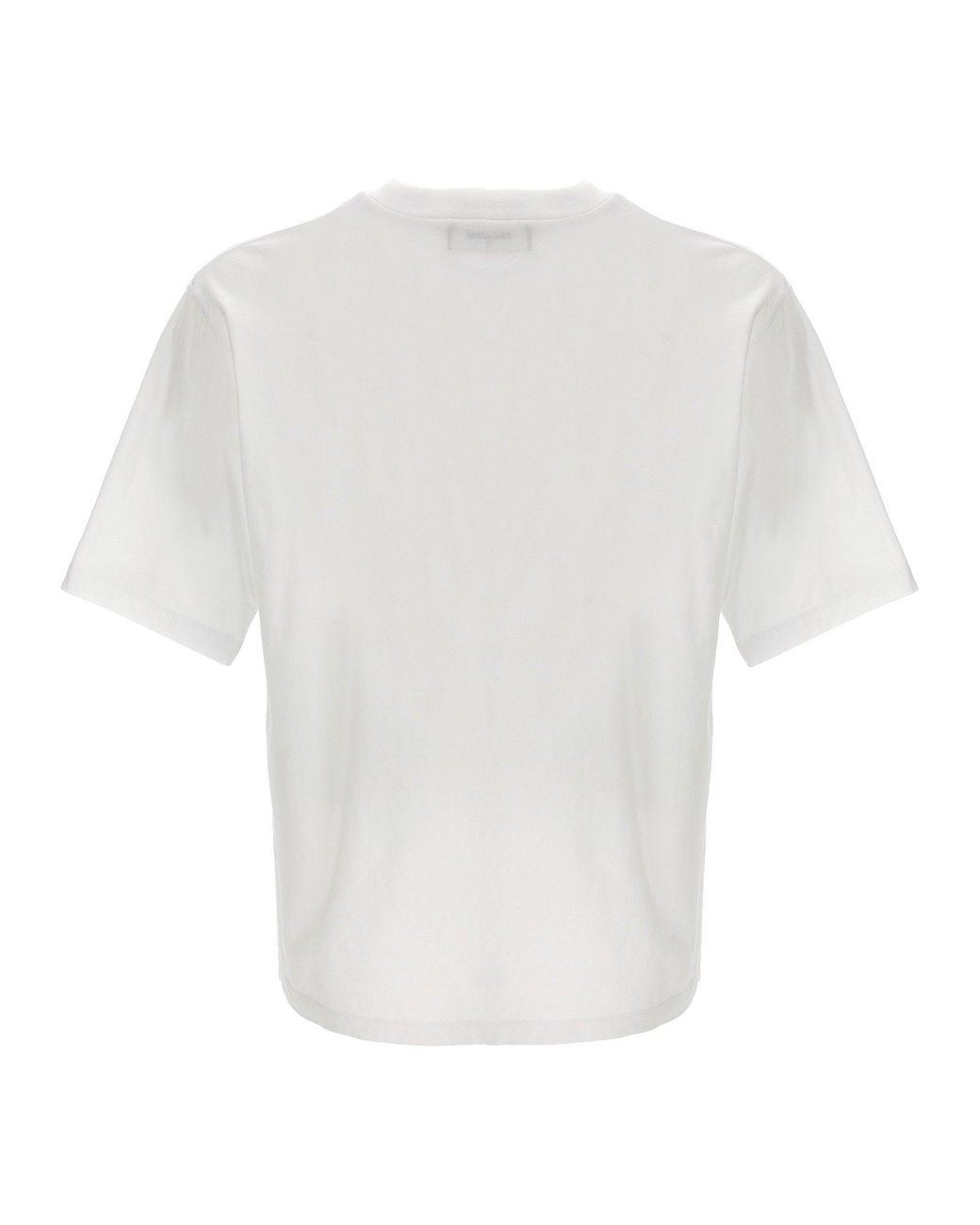 DSquared² Gray Logo-Print Cotton T-Shirt for men