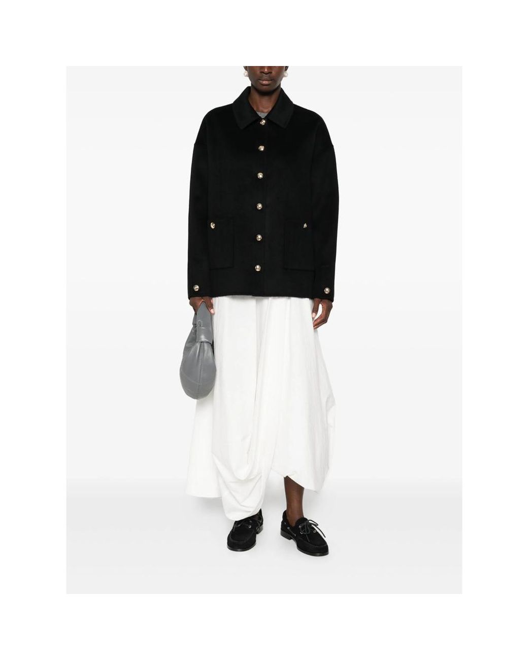 Anine Bing Black Oversized Outerwear