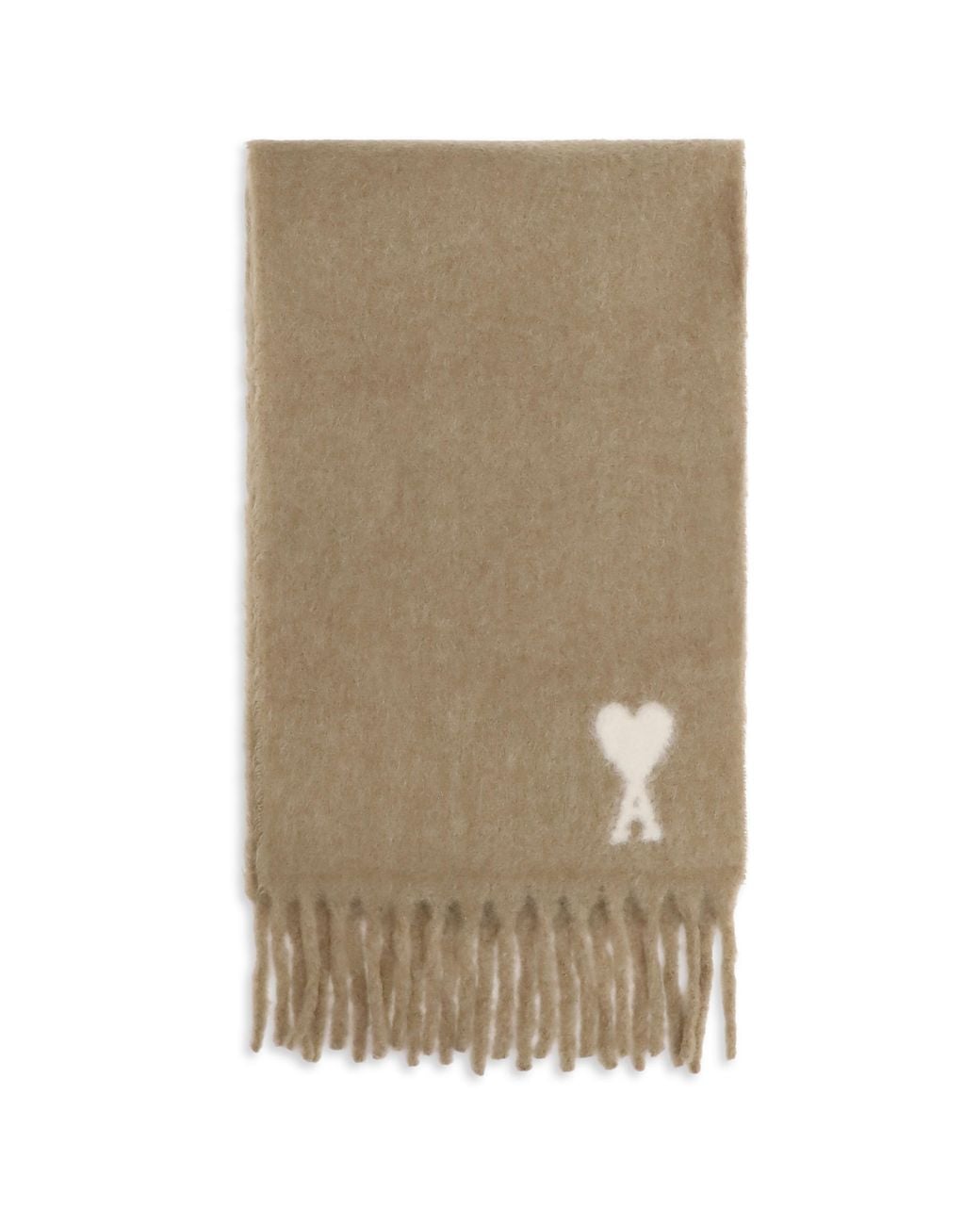 AMI Natural Ami De Coeur Scarf for men