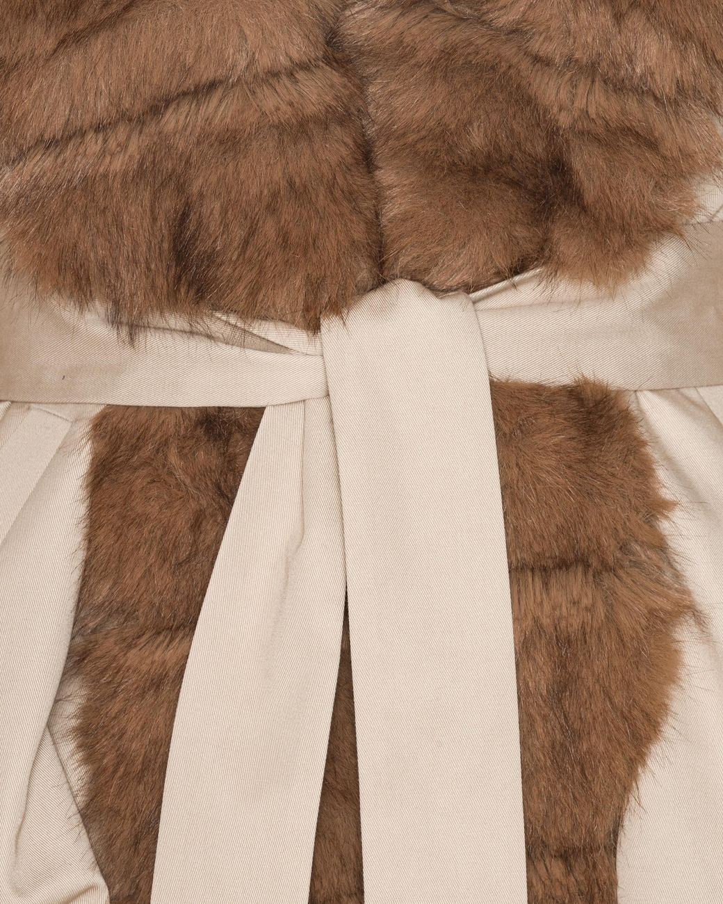 ROTATE BIRGER CHRISTENSEN Brown Rotate Birger Christensen Faux-Fur Collar And Trim Jacket