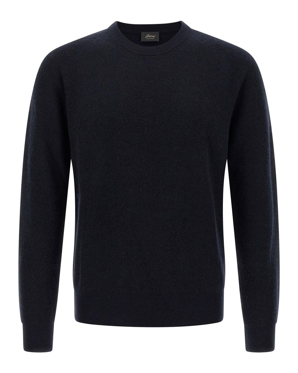 Brioni Blue Cashmere-Wool Blend Sweater for men
