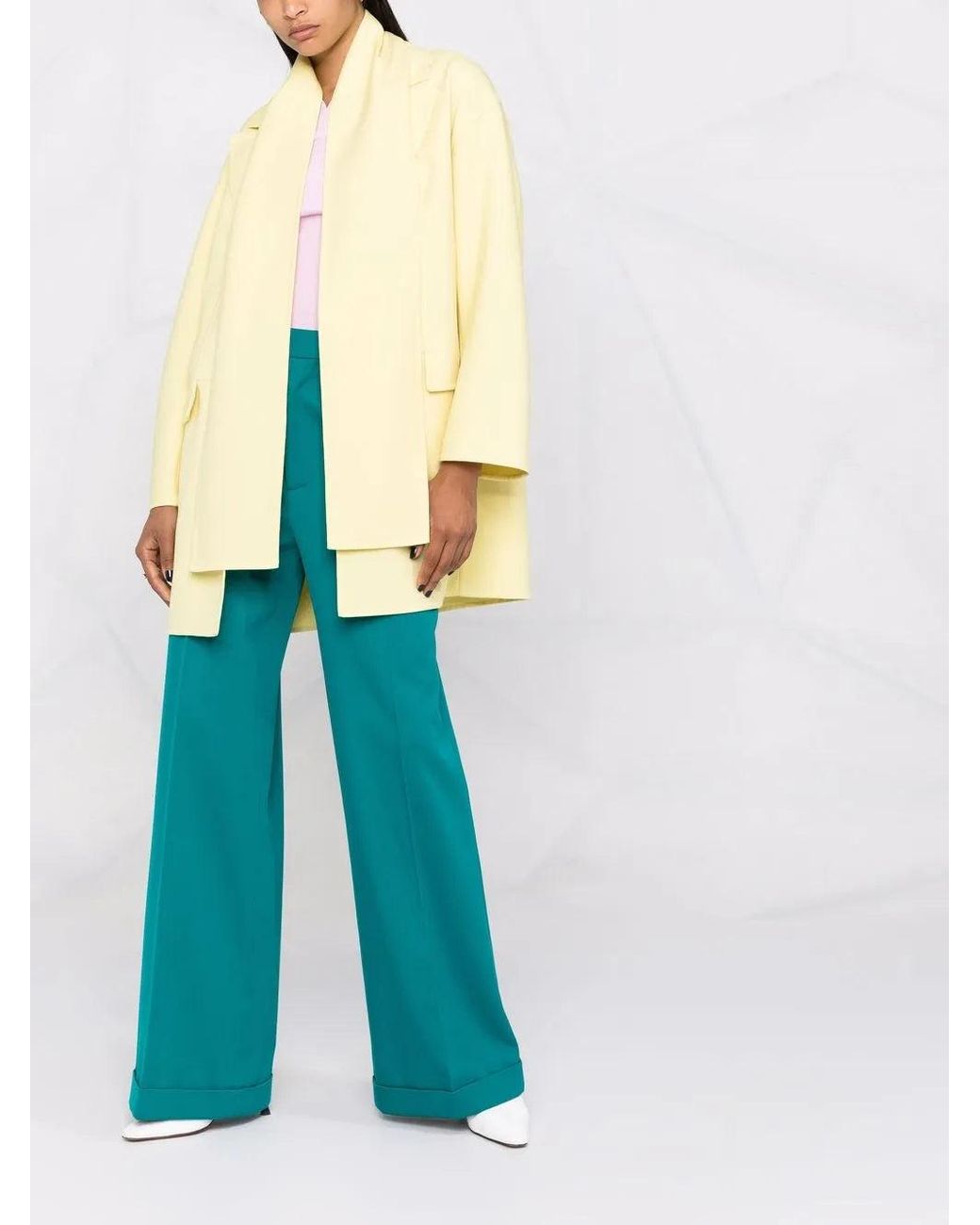 Ferragamo Yellow Coat