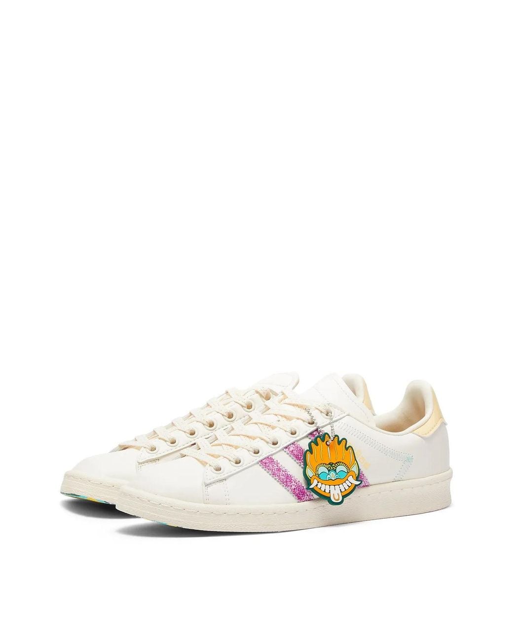 Adidas White Adidas Campus X Sneakers for men
