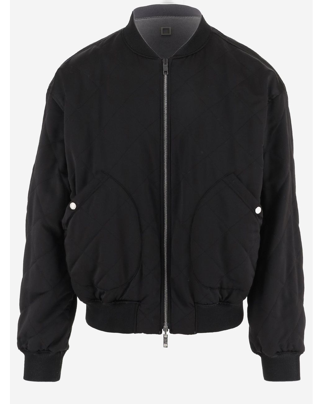 Wooyoungmi Black Reversible Cupro And Nylon Jacket Polyester/Cupro for men