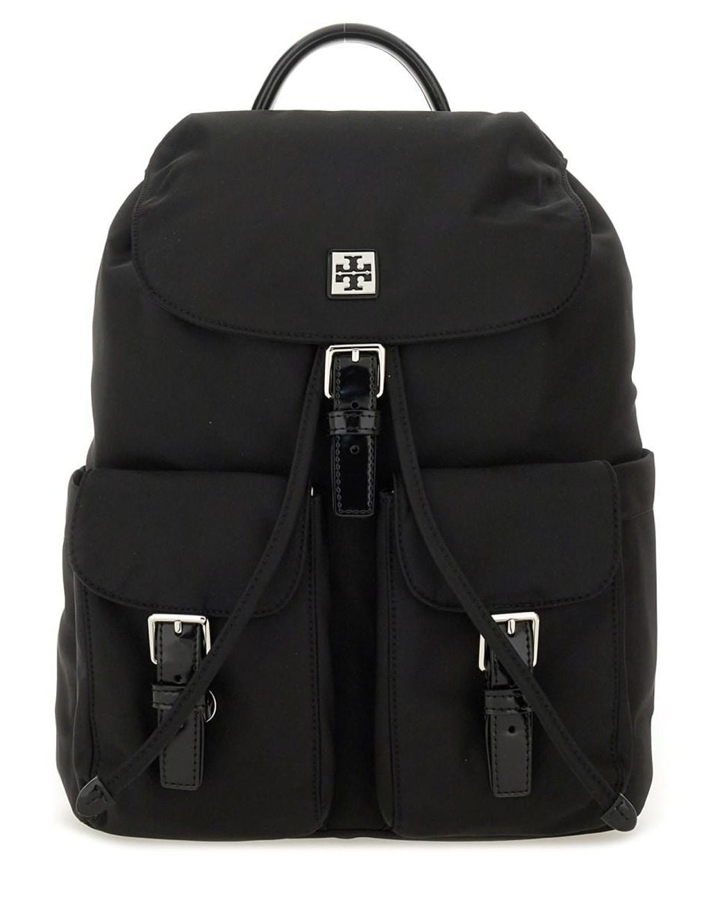 Tory Burch Black Virginia Backpack