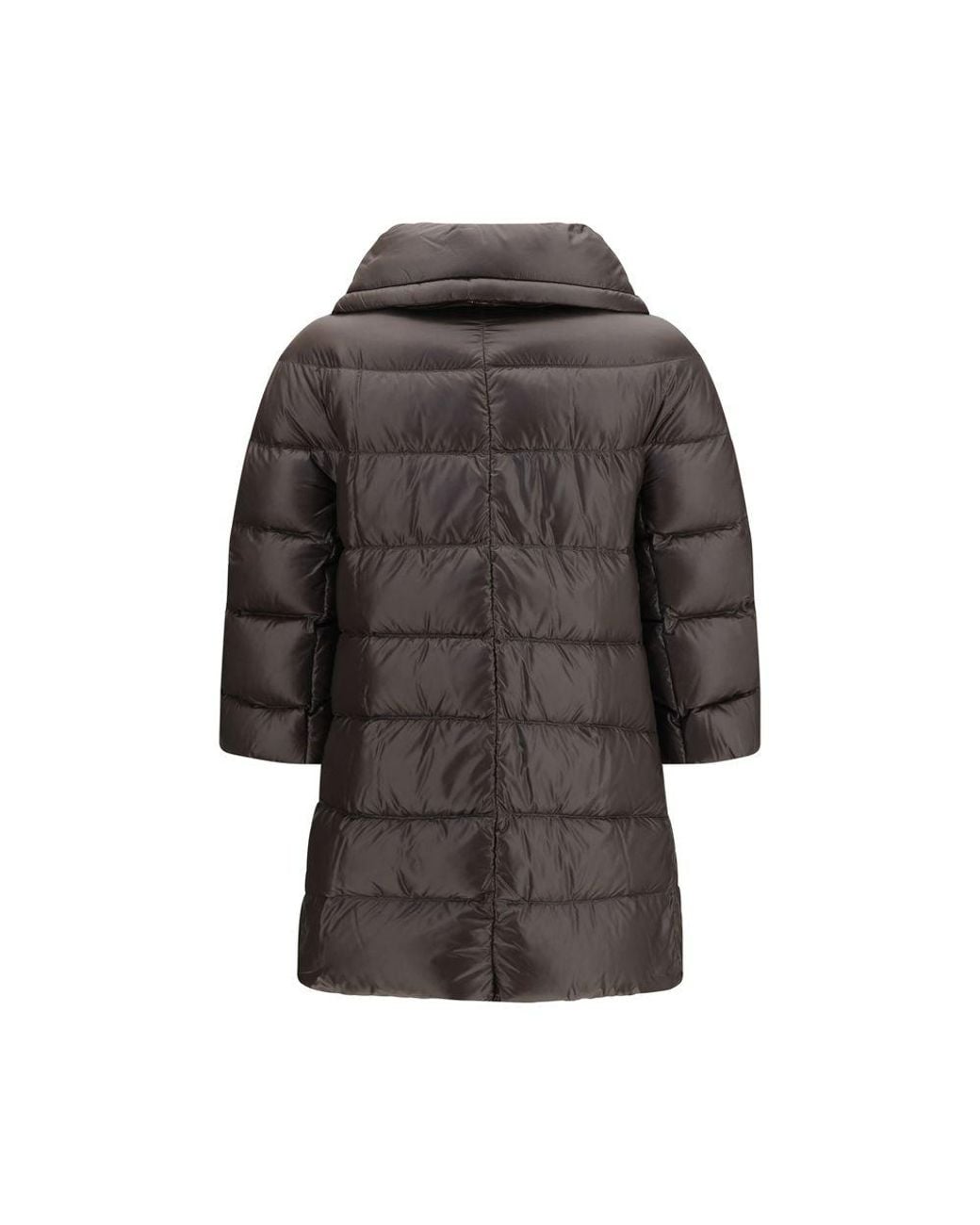 Herno Gray Herno Quilted Midi Down Down Jacket