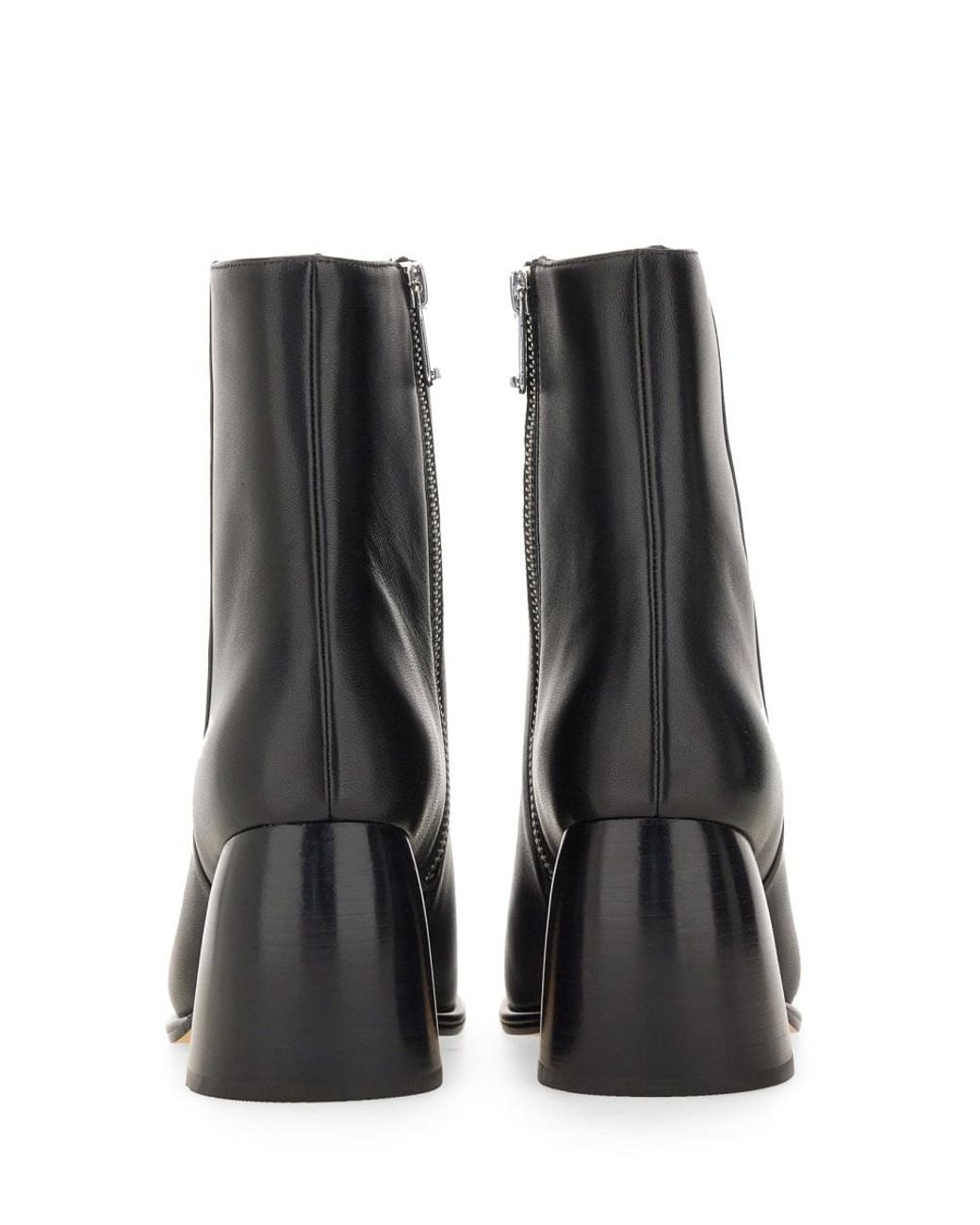 MICHAEL Michael Kors Black Ankle Boot Maude Sheep Leather