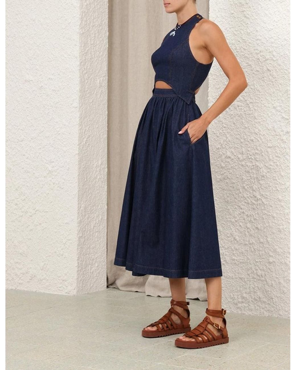 Zimmermann Blue Zimmermann Zimmer Dress