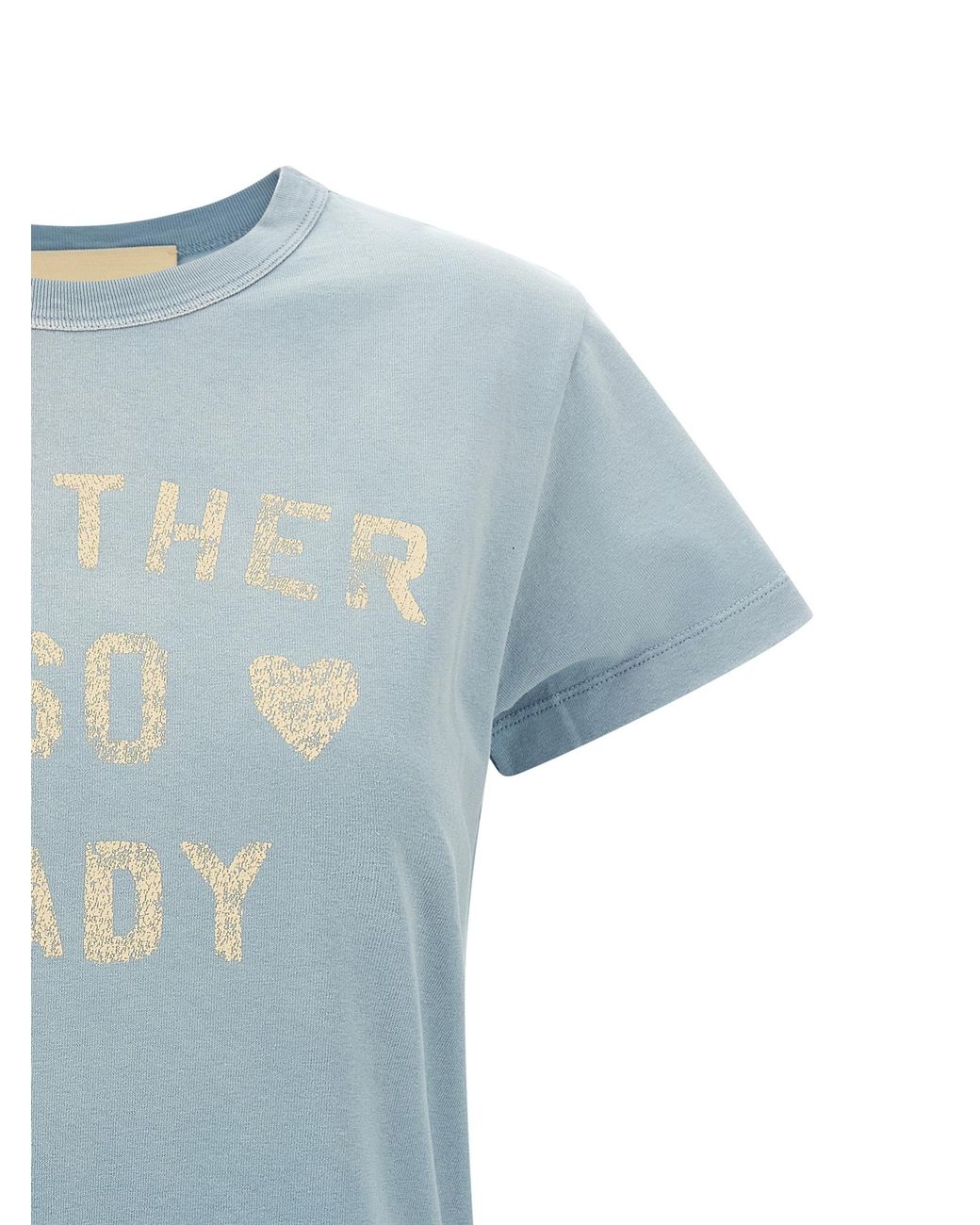 Valentino Garavani Blue Panther Lady T-Shirt Cotton