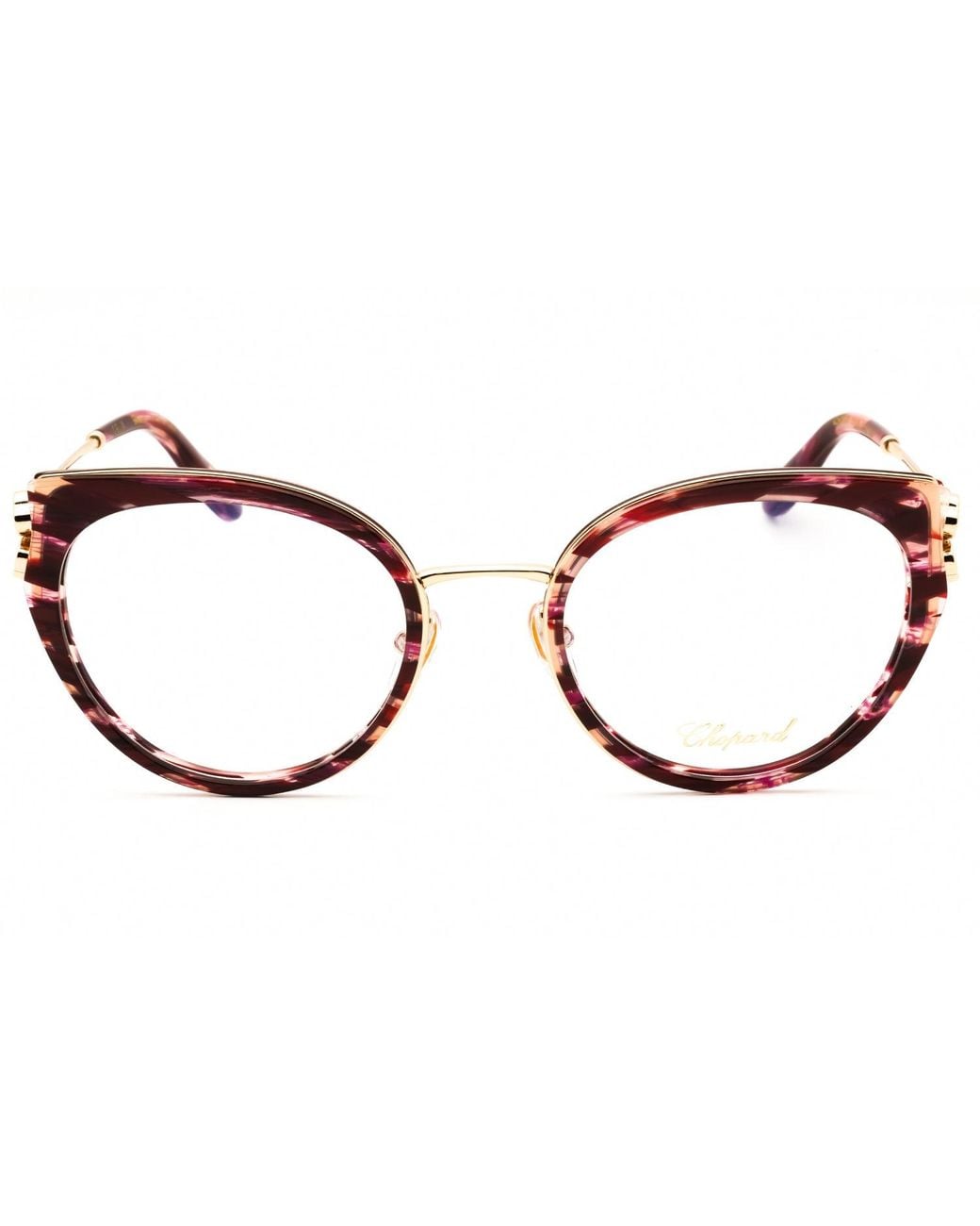 Chopard Black Chopard Vch367V Cat-Eye Metal Frame Eyeglasses