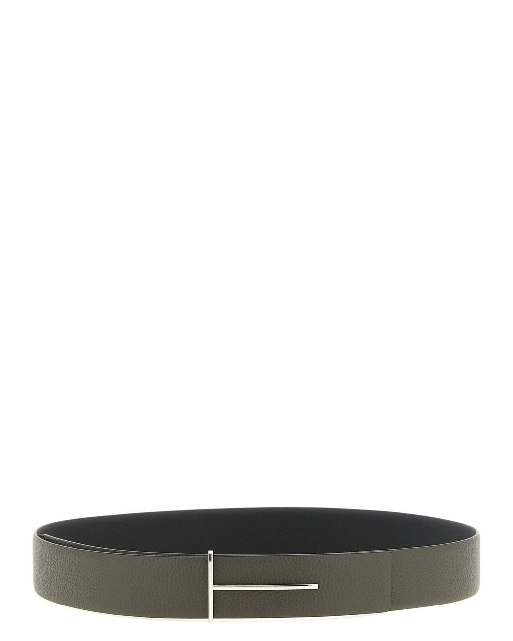 Tom Ford White Icon Belt for men
