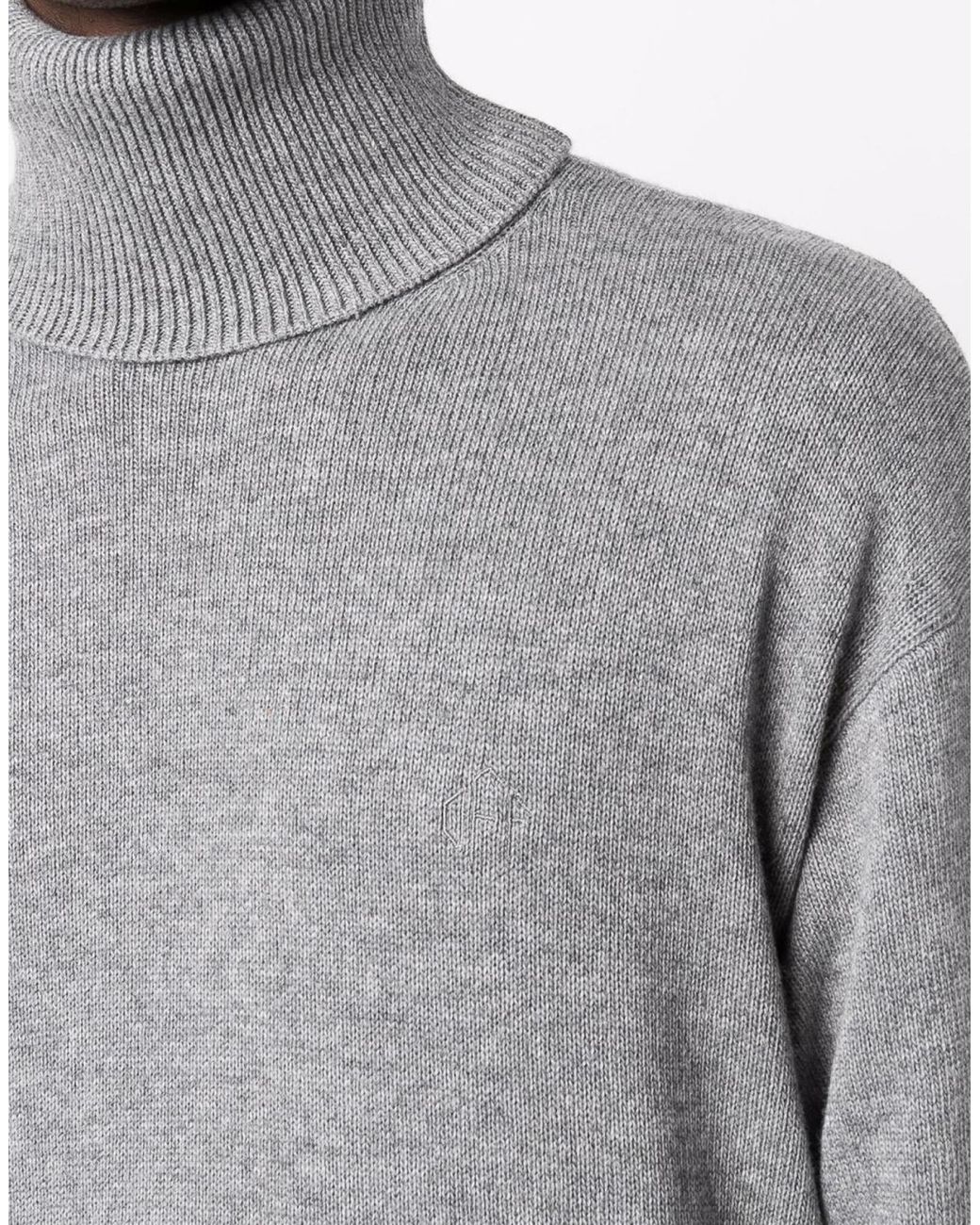 Off-White c/o Virgil Abloh White Basic Knit Turtleneck Sweater Clothing Knitwear for men