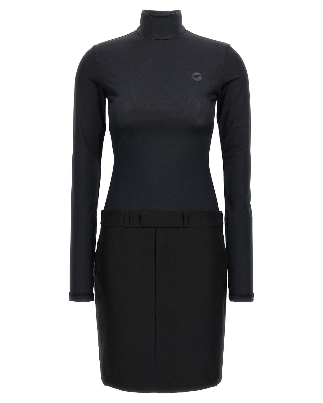 Coperni Black Hybrid' Dress
